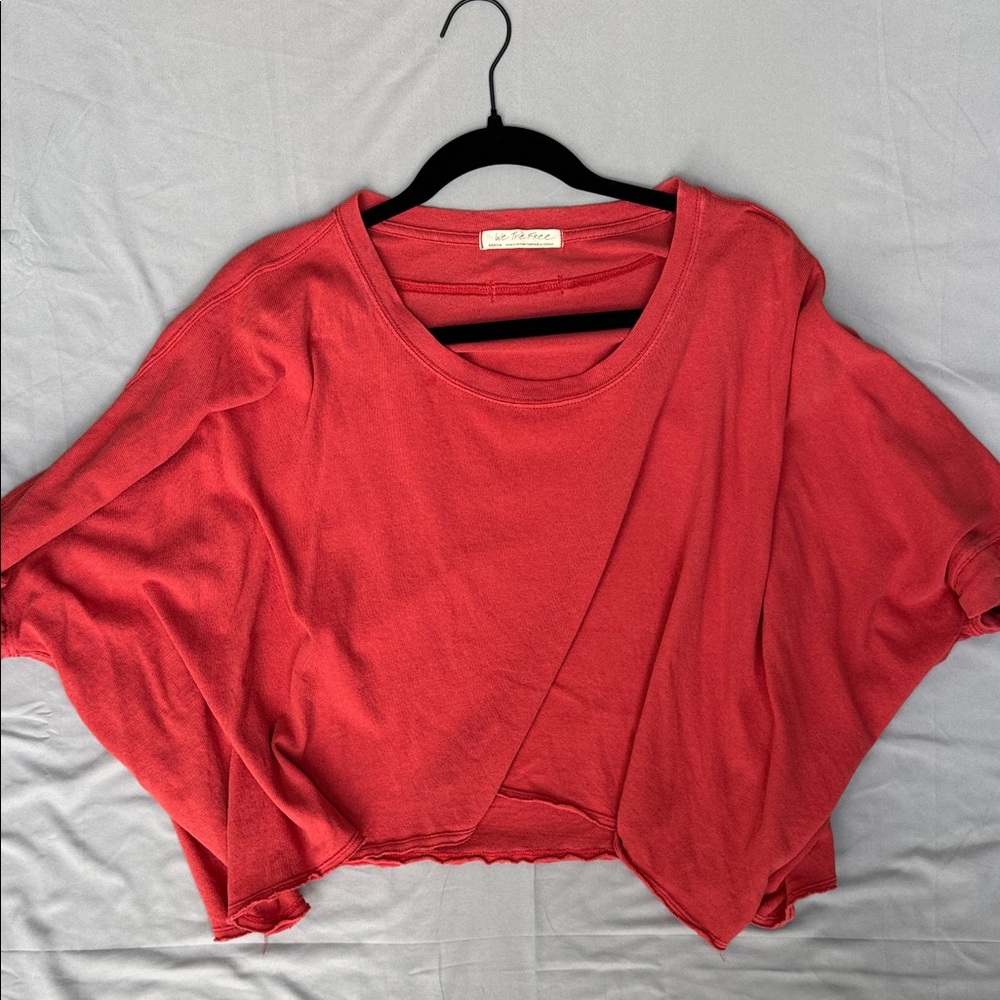 We The Free Red Crop Top